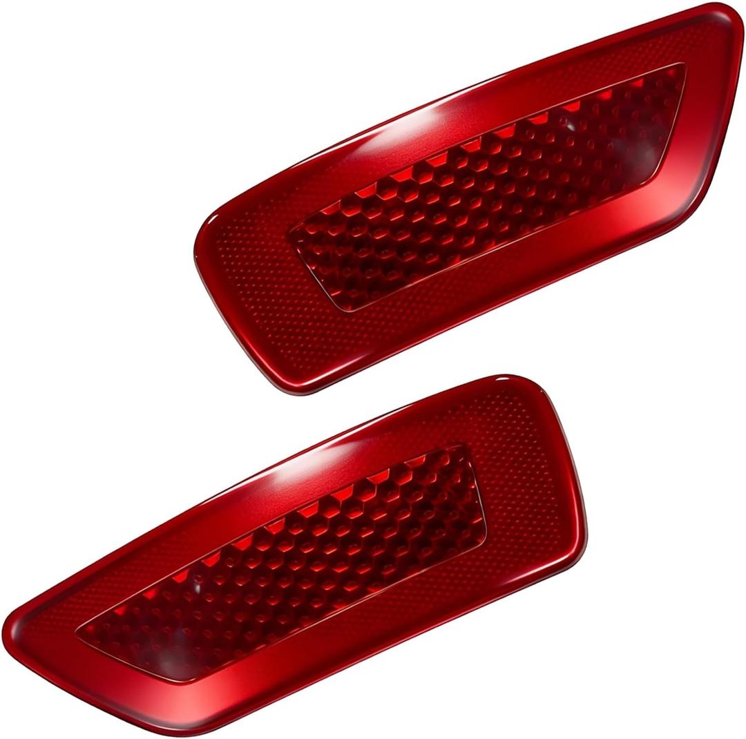 Rear Bumper Reflector Light Lamp for Jeep Grand Cherokee 2011-2021, Dodge Journey 2011-2020, Jeep Compass 2011-2017, Left & Right Red Lens Rear Bumper Reflector, Replaces 57010720AC 57010721AC