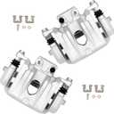 cciyu 19B6271S 19B6270S Rear Left & Right Brake Calipers With Bracket For Kia For Sorento 2014-2018