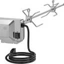 onlyfire Stainless Steel Grill Rotisserie Kit for Weber Genesis II and Genesis II LX 200 and 300 Series Gas Grills