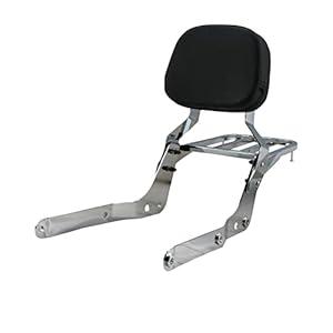 Sissybar Backrest and Luggage Rack for Honda Shadow Aero VT750C 2004-2022 (Chrome Finished) Sissybar Backrest and Luggage Rack for Honda Shadow Aero VT750C 2004-2022 (Chrome Finished)