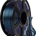 FLASHFORGE PLA Filament 1.75mm +/- 0.02mm Burnt Titanium, Color Changeable 3D Printer Filament 1kg (2.2lbs), Chameleon Changing Colors with Light, Perfectly Hide The Layer Line
