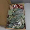 2pcs Christmas Candle Artificial Eucalyptus Berry Wreaths for Festive Table Decor for Holiday Parties Home Decoration Random Styles