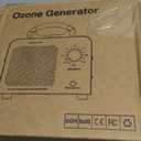 Generator 48,000mg, Commercial Machine Odor Removal, High Capacity O3 Ionizer Air Purifier Deodorizer, Portable Mini for Car, Home, Smoke, Pets, Industrial, for 4000 Square Feet -Black