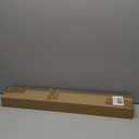 Hermosa 26 in. to 48 in. Adjustable 5/8 in. Single Curtain Rod in Walnut with Finials