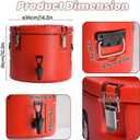 20L/5Gal Insulated Beverage Dispenser, Ice & Hot Drink Dispenser with Spout Spigot and Portable Handles,Thermal Hot and Cold Drink Server Dispenser for Restaurant Drink Shop