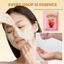 10Pcs Fruit Sheet Masks for Kids, Facial Spa Party Strawberry Favors for Girl Teens, Hydrating Facial Skincare Set for All Skin Types (Set C)