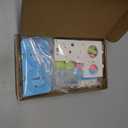 3 Pieces Fun Hamster Guinea Pig Hideout Kit Include PVC Hamster House, Rainbow Bridge, Seesaw DIY Exercise Playhouse for Rats Mouse Small Animals(Small,Rainbow Color)