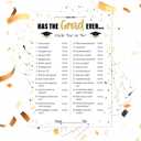 Graduation Party Games - Has the Grad Ever Grad Party Favors - Graduation Favors for Guests 2026 for High School Senior College -25 Pcs -A05