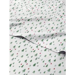 Queen Christmas Trees Sheet Set - Holiday Xmas Pattern Bedding Set - Deep Pockets - Snug Fit - 4 Piece - Wrinkle Free & Easy Care - Comfy Festive Winter - Holiday Sheets for Women, Men, Kids & Teens