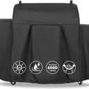QuliMetal Grill Cover for Camp Chef 36 Inch Pellet Grills - 600D Heavy Duty Waterproof and UV Resistant for Camp Chef Woodwind Pro WiFi 36 Pellet Grill,SmokePro LUX 36,SmokePro SGX 36
