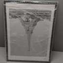 Upsimples 18x24 Picture Frame, Display Pictures 16x20 with Mat or 18 x 24 Without, Wall Hanging Poster Frames, Black, 1 Pack