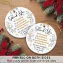 3 x Thank You Gifts for Women 2025, Appreciation Gifts for Coworkers, Mentors, Managers, Teachers, Friends, Moms, Ceramic Ornaments for Inspirational Christmas Decorations