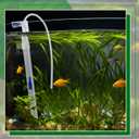 Sieral Under Gravel Aquarium Filter for 20-29 Gallon Tanks, 10 Pcs 5.7'' x 5.7'' Plates, Under Gravel System for Clean Water, with 2 Uplift Tube and 1 Filter Cotton, for Fish Tank Fresh and Saltwater