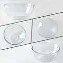 Large Glass Mixing Bowl, 4.7 Quart Large Glass Salad Bowl with Lid (Deep, Wide Design)