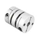 uxcell 8mmx6.35mm Clamp Tight Motor Shaft 2 Diaphragm Coupling Coupler