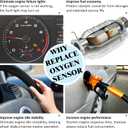 Oxygen Sensor Downstream Compatible with Mustang 2015 2016 2017 234-4967 2Pcs