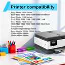 Printer Ink 64XL Ink Cartridge for HP Ink 64 XL 64XL Black and Color Combo Pack High Yield Replacement for HP Printers 7858 7855 7120 7155 7158 7164 6255 6252 6232 Envy Inspire 7955e Tango X Printers