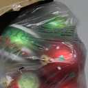 60MM/2.36" Christmas Ornaments Set, 30pcs Clear Christmas Ornaments Champagne Shatterproof Decorative Baubles for Xmas Tree Decorations Christmas Ornament Balls for Holiday Party Indoor Outdoor Decor