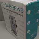 CASABREWS CM5418 Espresso Machine 20 Bar, Compact Espresso Maker with Steam Milk Frother, Stainless Steel Coffee Machine with 34oz Removable Water Tank for Cappuccino, Gift for Women or Men, Silver