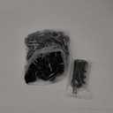 100 Pcs Black Electric Fence Insulator Screw-in Insulator Fence Ring Post Wood Post Insulator and 1 Pc Free Insulator Socket Tool (Grid System Accessories for Animal Husbandry Electronic)