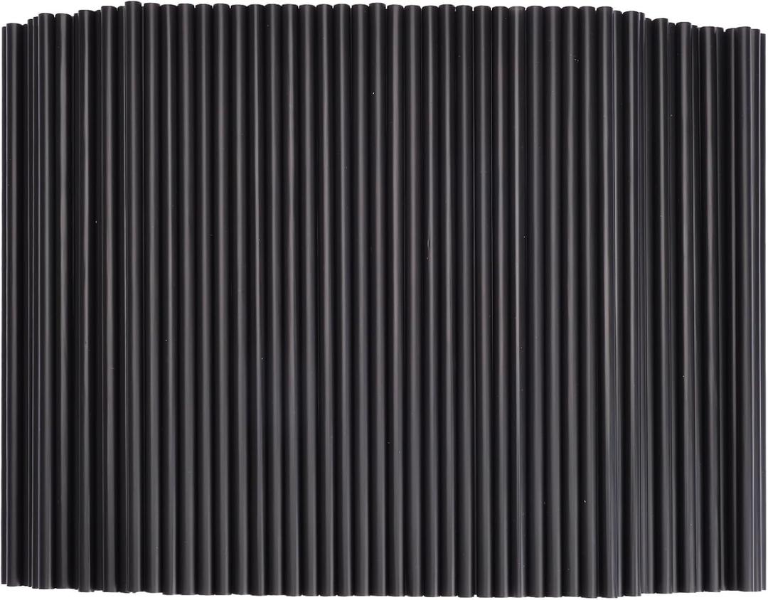 300pcs Straws Disposable, 8.25 Inches Plastic Straws, Plastic Drinking Straws for Tumblers and Ice Coffee