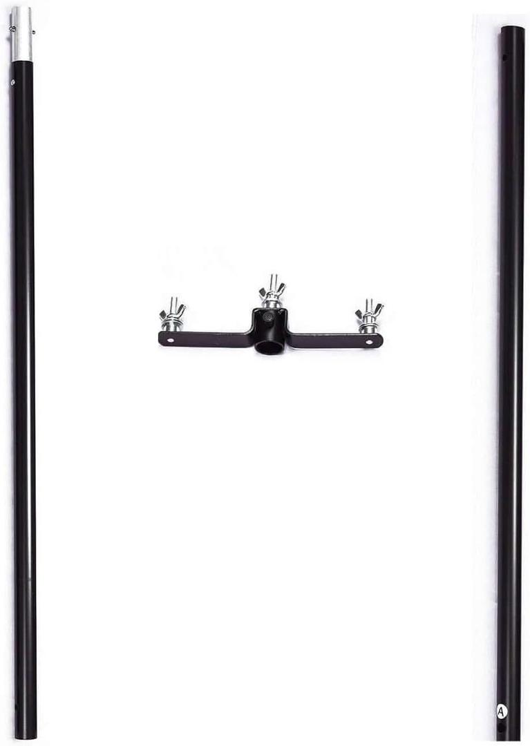 Efavormart 10ft DIY Adjustable Triple Crossbar Kit and Mounting Brackets for Backdrop Stands Efavormart 10ft DIY Adjustable Triple Crossbar Kit and Mounting Brackets for Backdrop Stands