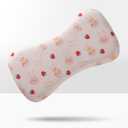 Soft Toddler Pillow for Sleeping – Breathable Small Pillow (20'' x 11.2'') with Removable Cover – Ideal for Travel & Nursery, Cuddly Bear Design – Perfect for Ages 2-4 Years