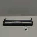 PEDORUBY Under Cabinet Paper Towel Holder, Adhesive or Drill Mount Paper Towel Holder, Wall Mount Paper Towel Holders for Kitchen or Bathroom (Black)