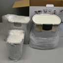Progressive ProKeeper Baker's Airtight Kitchen Storage Canister Container Set for Flour, Sugar & More, Keeps Ingredients Fresh, with Accessories (Multicolor, 6- Piece)