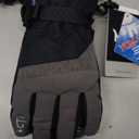 MCTi Ski Gloves,Winter Waterproof Snowboard Snow 3M Thinsulate Warm Touchscreen Cold Weather Women Gloves Wrist Leashes (Medium, Grey)