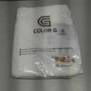 Color&Geometry High Pile White Bathroom Rugs 16"x24", Small- Upgrade Your Washroom with Soft Bath Mat- Plush, Non Slip, Absorbent, Washable Microfiber Shower Rug/Carpet for Outside Tub