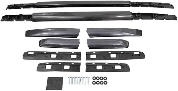 2Pcs Car Roof Longitudinal Rod Luggage Rack for Isuzu D-MAX 2021 2022 2023 2024 2025, Aluminum Rooftop Luggage Cargo Transport Rack Travel Accessories 