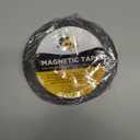 Super Sticky Magnetic Tape (10 feet x 1/2 inch) - Stong Magnet Strip with Adhesive Backing for DIY & Crafts - Easy to Cut and Mount on Fridges, Whiteboards & More