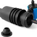 Windshield Washer Pump, Compatible with Jeep Dodge Chrysler Volkswagen Audi BMW Chevrolet Ford, Washer Fluid Pump with Grommet Replace 1J6955651