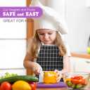 Kids Cooking Sets Real, Kids Cooking and Baking Set with Storage Case Kid Safe Knives Cutting Board Apron Cookbook Toddler Cooking Utensils, Montessori Kitchen Tools, Birthday Gifts for Girls Boys