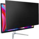 GUDTEKE Computer Privacy Screen Filter 27" Hanging Privacy Screen Protector Compatible Widescreen Computer Monitor with Aspect Ratio 16:9,Anti-Glare Privacy Screen Protector for 23.6" 23.8" Monitor