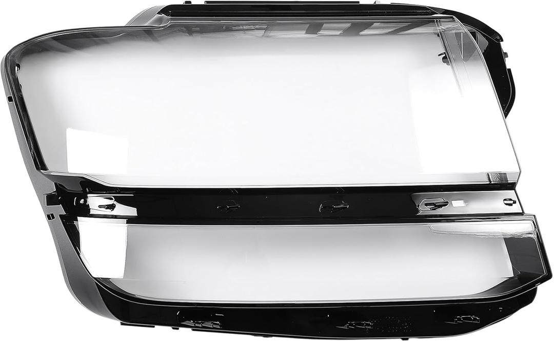 Headlight Lens Cover Headlight Headlamp Lense Clear Lens Cover for VW Atlas 2018-2020 Clear, Black PC 1 Pcs Front Right Car