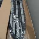 RAINHOL Ironing Board 43x13, Compact Iron Board Full Size with Heavy Duty Iron Rest, Thick Padded Cover, Adjustable Height, Sturdy Lightweight Steel Legs, Black