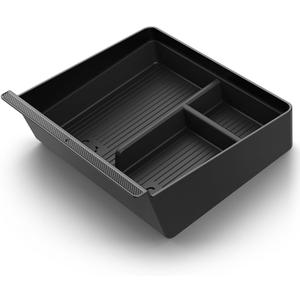 Spigen Non-Slide Center Console Organizer (Expanded Capacity) for Tesla Model Y Juniper (Only Premium & Performance 2025/26) and Model 3 Highland (Standard, Premium & Performance 2024/25/26) Spigen Non-Slide Center Console Organizer (Expanded Capacity) for Tesla Model Y Juniper (Only Premium & Performance 2025/26) and Model 3 Highland (Standard, Premium & Performance 2024/25/26)