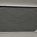 Stone Bath Mat, Diatomaceous Earth Shower Mat, Non-Slip Super Absorbent Quick Drying Bathroom Floor Mat, 2Pack,Grey, Pattern 1