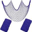 YuanDe 2 Pack Fish Net Decorations for Party