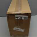 4 Tier Plastic Storage Bins with Lid 23QT, Stackable Storage Containers with Wheels, Folding Storage Boxes, Collapsible Storage Bins, Closet Organizers and Storage for Living Room,Office,Dorm (White)