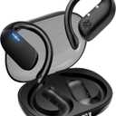 Open Ear Earbuds, Spatial Audio Wireless Earbuds, Bluetooth Headphones 5.4 with Smart Digital Display, 36H Playtime, IP7 Waterproof, Touch Control Operate Fit Cycling, Running, Workout, Travel, Gaming