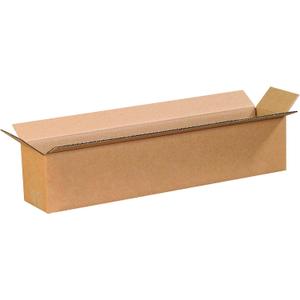 PARTNERS BRAND 20x4x4 Long Corrugated Boxes, Long, 20L x 4W x 4H, Pack of 25 | Shipping, Packaging, Moving, Storage Box for Home or Business, Strong Wholesale Bulk Boxes