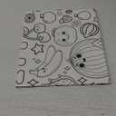 Twotti Fruity Coloring Poster for Kids - 31.5 x 72 Inch Large Twotti Fruit Coloring Tablecloth for Kid Birthday Party Games, Happy Birthday Apple Pineapple Giant Coloring Poster for Party Decoration