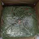 Artificial Christmas Wreaths for Front Door, 24" Large Winter Pine Wreath with Red Berries Pine Cones, DIY Friendly Real Touch Door Wreath for Wall Window Porch Farmhouse, Indoor Outdoor Xmas Decor