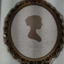 Sunlit Vintage Picture Frame 8x10 Inch, Oval Antique Photo Frames with Glass Front, Luxury Photo Display, Tabletop Wall Hanging, Bronze