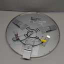 East Grove Home Builder Essential Round LED 11in Flush Mount 21W 2,050 Lumens with 5-CCT Selectability 2700-3000-3500-4000-5000K in Brushed Nickel