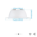 TORCHSTAR 12-Pack 6 Inch Classic White Recessed Light Trim, Step Baffle with Detachable Ring, Full Metal, for 6 Inch Recessed Can, Fit Halo/Juno Remodel Housing, White