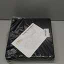 Bumusty Large Cork Board Alternative-48 x 36" Felt Bulletin Board Tiles, with 30 Pushpins, 70 Adhesive Tabs, 12-Pack Slat Wall Paneling, Cork Boards for Office Push Pin Board Felt Board-Black